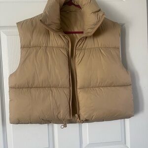 Amazon Tan Puffer Vest